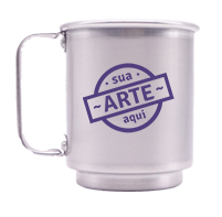 Caneca prata tradicional - 400ml